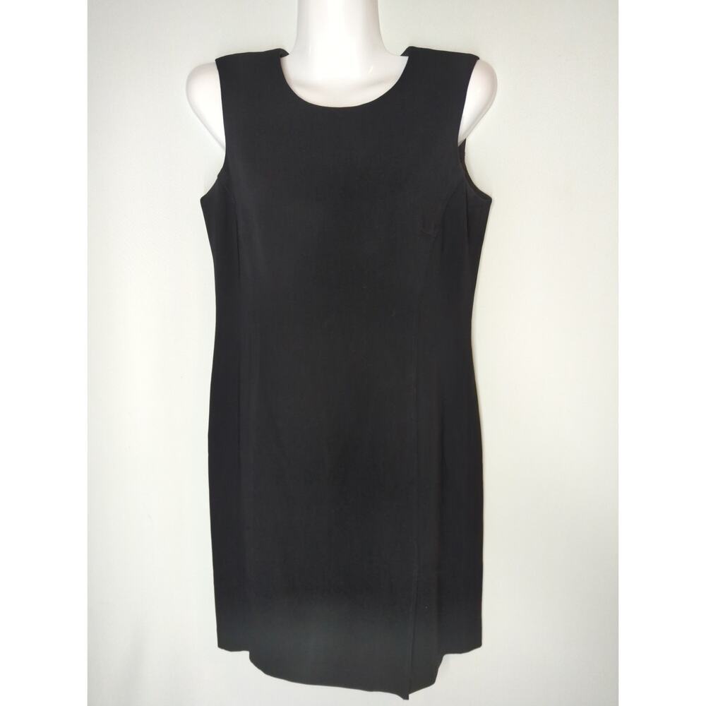 Lauren Ralph Lauren Black Sleeveless Mini Sheath Dress LBD Womens‎ Size 4